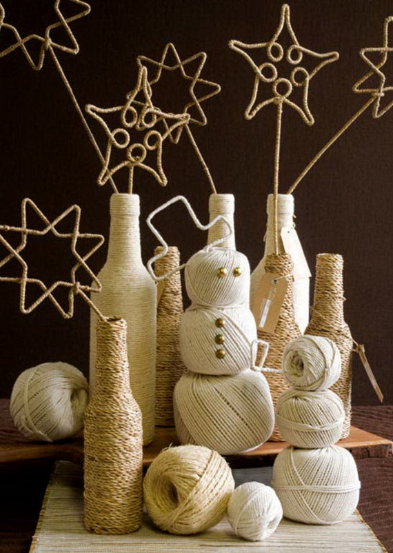 Christmas Decor – Knit Christmas Tree Ornament craft ideas.   (6)_resize