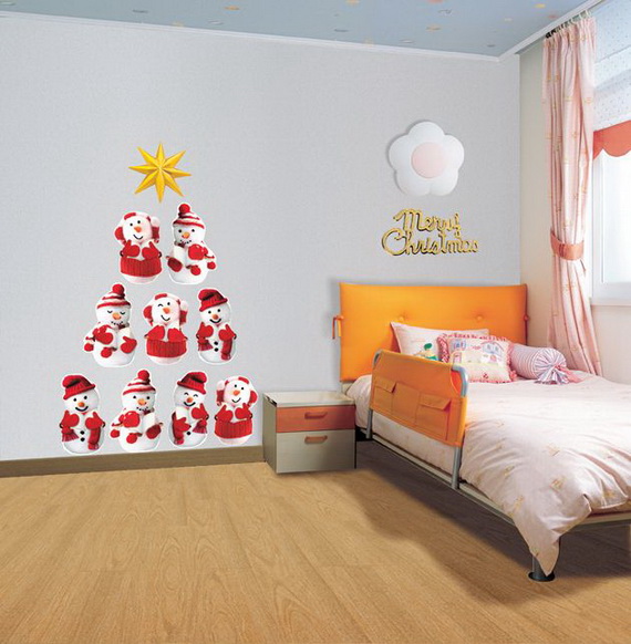 Christmas Decoration Ideas for Kids Room - Wall Decals_11