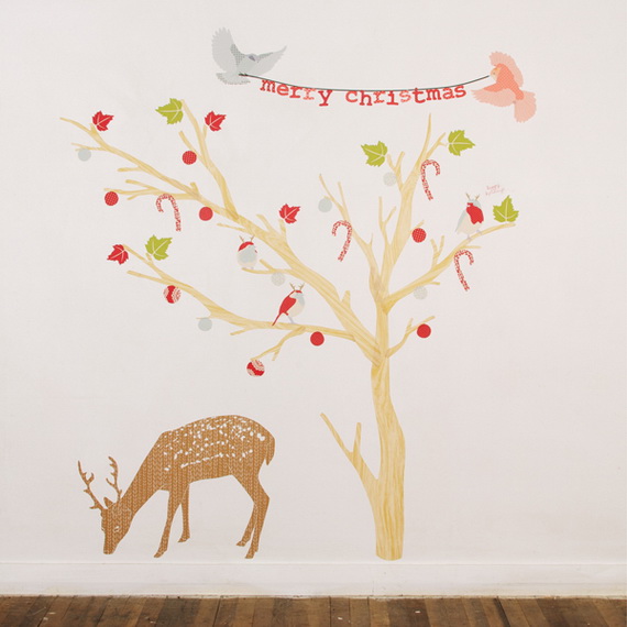 Christmas Decoration Ideas for Kids Room - Wall Decals_12
