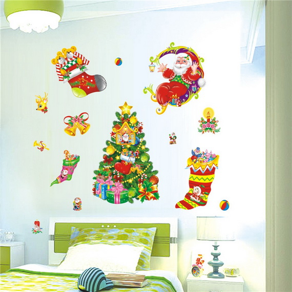 Christmas Decoration Ideas for Kids Room - Wall Decals_20