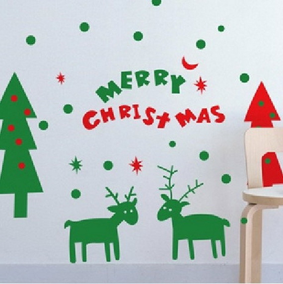 Christmas Decoration Ideas for Kids Room - Wall Decals_42
