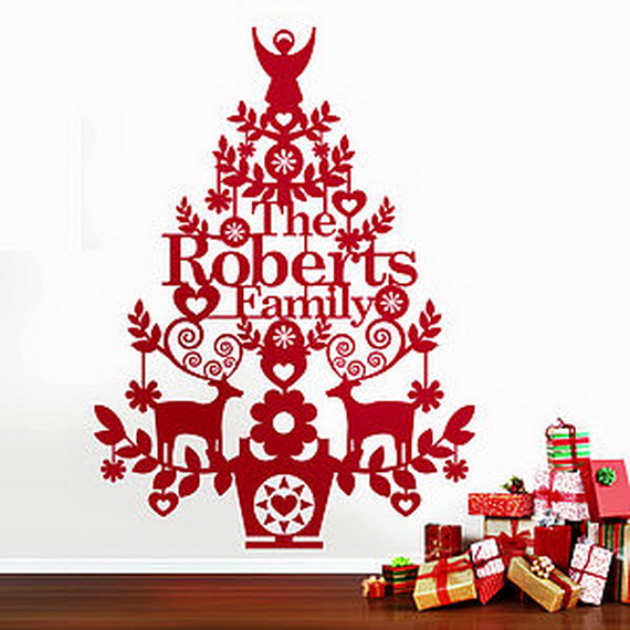 Christmas Decoration Ideas for Kids Room - Wall Decals_46