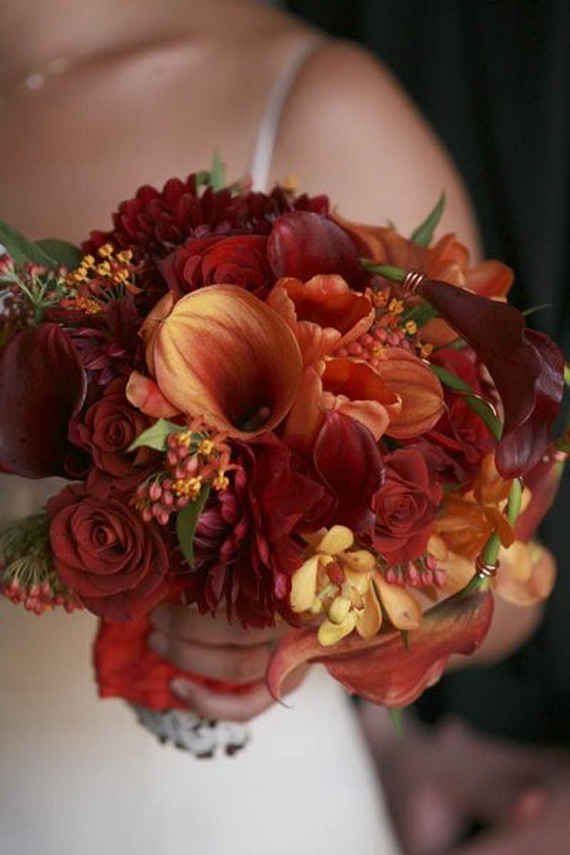 Cool Fall Flower Centerpiece and Flower Table  (2)
