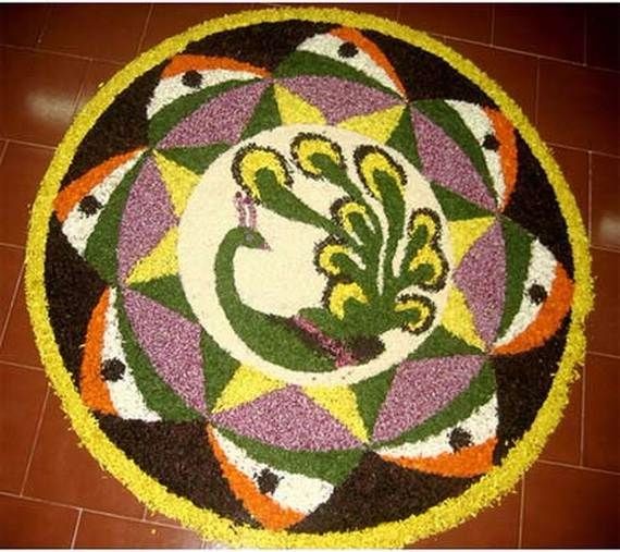 Indian Floral Design For Onam Festival (15)
