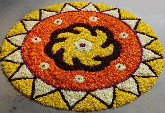 Indian Floral Design For Onam Festival (21)