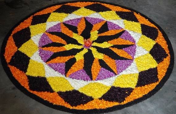 Indian Floral Design For Onam Festival (26)