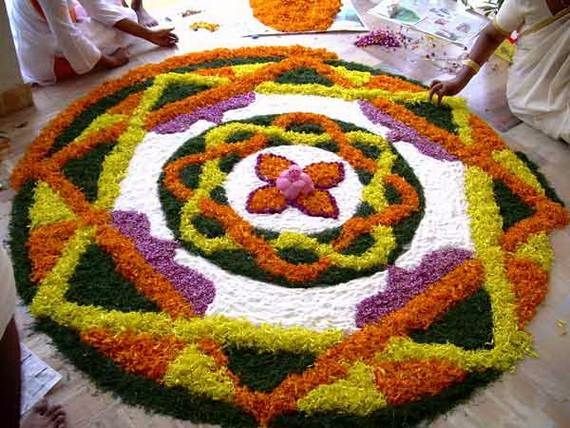 Indian Floral Design For Onam Festival (27)