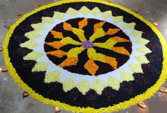 Indian Floral Design For Onam Festival (30)