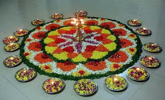 Indian Floral Design For Onam Festival (31)