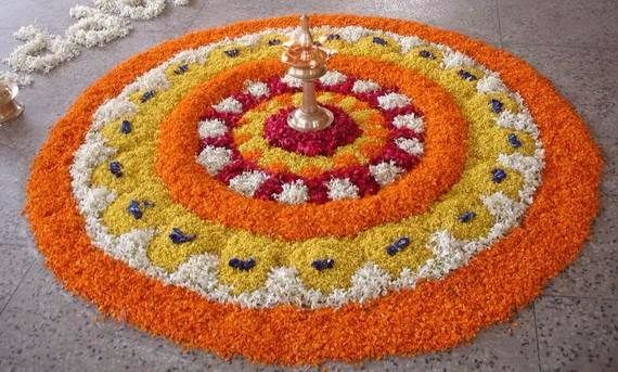 Indian Floral Design For Onam Festival (32)