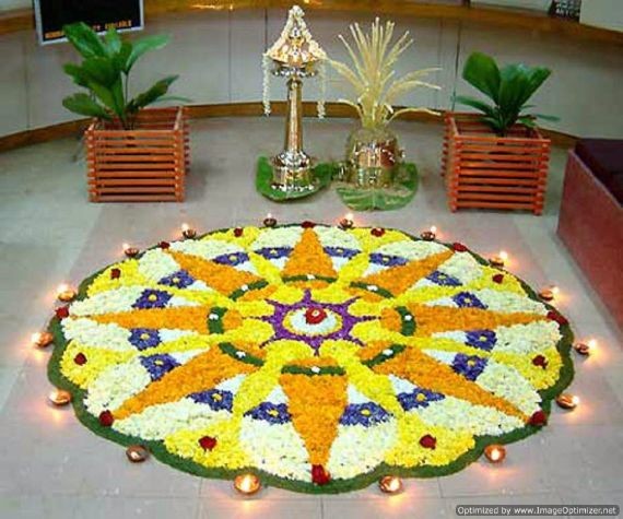 Indian Floral Design For Onam Festival (44)