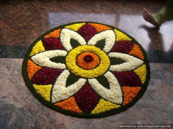 Indian Floral Design For Onam Festival (9)