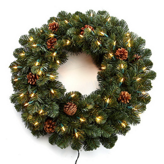 50 Great Christmas Wreath Ideas To Keep The Traditions Alive_33