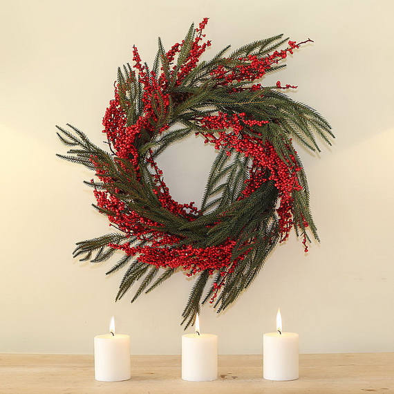 50 Great Christmas Wreath Ideas To Keep The Traditions Alive_49