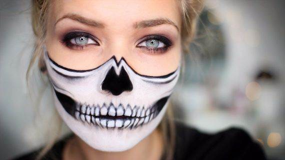 50 Halloween Best Calaveras Makeup Sugar Skull Ideas for Women (1)