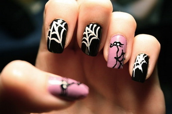 Gorgeous Ghastly Halloween Nail Art Designs (8)