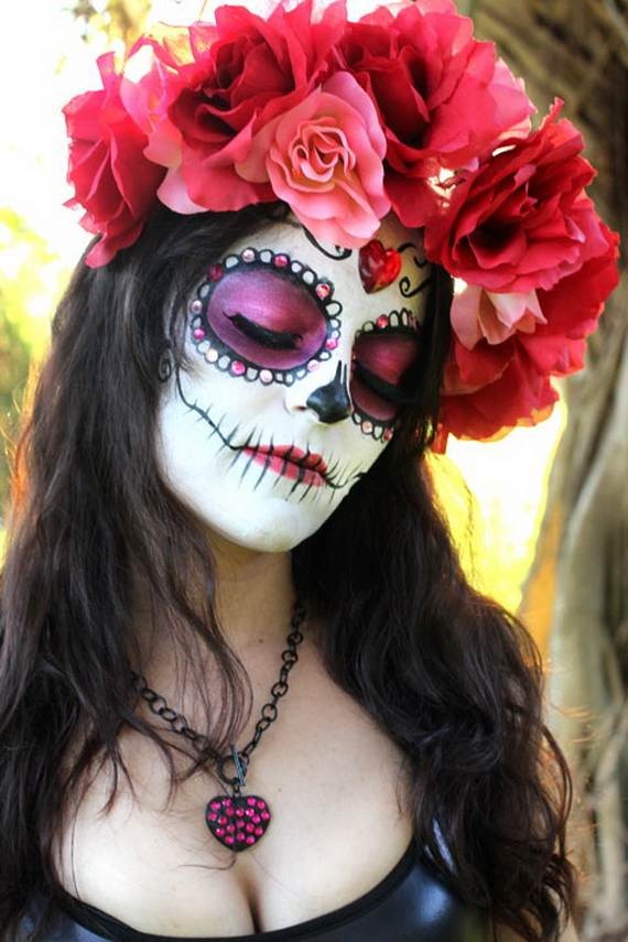 Halloween-Best-Calaveras-Makeup-Sugar-Skull-Ideas-for-Women (10)