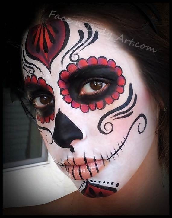 Halloween-Best-Calaveras-Makeup-Sugar-Skull-Ideas-for-Women (18)