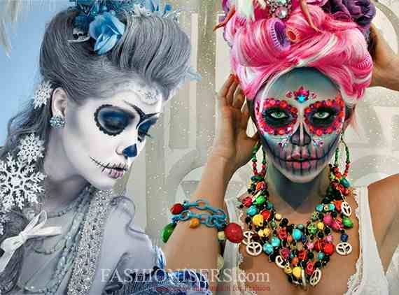 Halloween-Best-Calaveras-Makeup-Sugar-Skull-Ideas-for-Women (21)