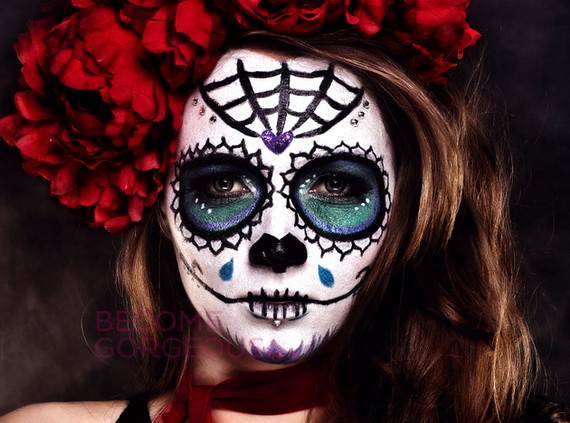 Halloween-Best-Calaveras-Makeup-Sugar-Skull-Ideas-for-Women (34)
