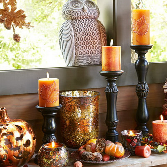 Simple and Easy Thanksgiving Centerpiece Ideas Using Candles_19