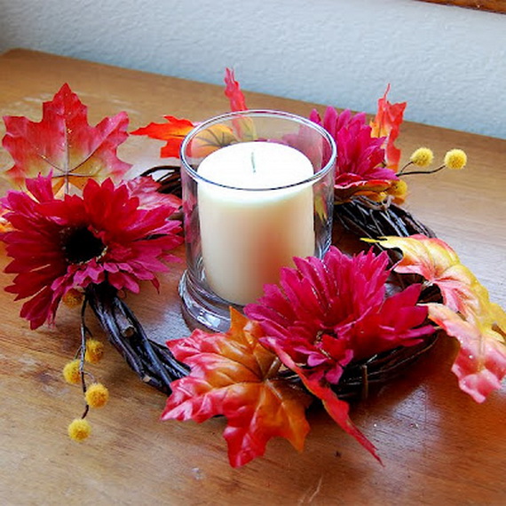 Simple and Easy Thanksgiving Centerpiece Ideas Using Candles_42
