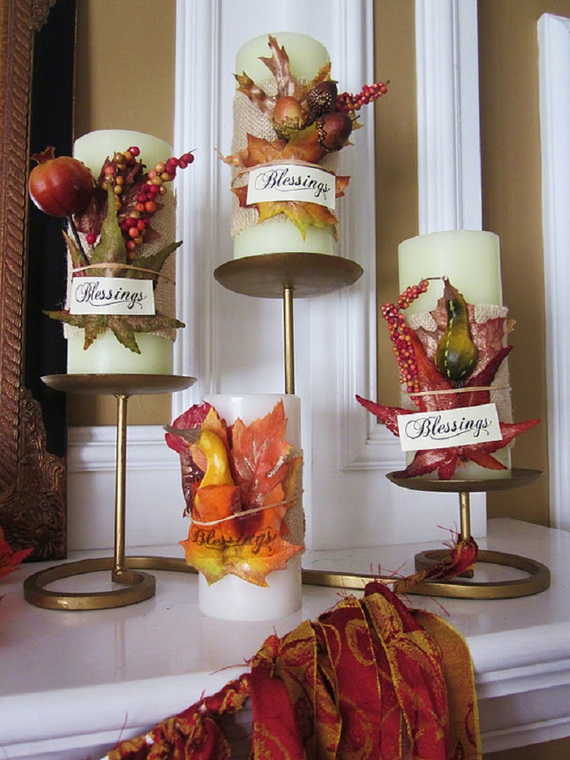 Simple and Easy Thanksgiving Centerpiece Ideas Using Candles_74