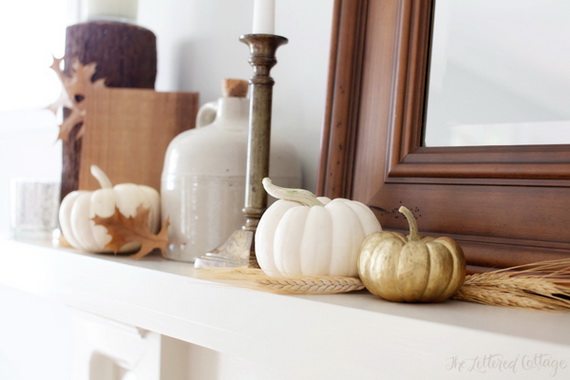 Thanksgiving home decor ideas – festive atmosphere in Gold And White