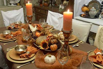 Simple and Easy Thanksgiving Centerpiece Ideas Using Candles