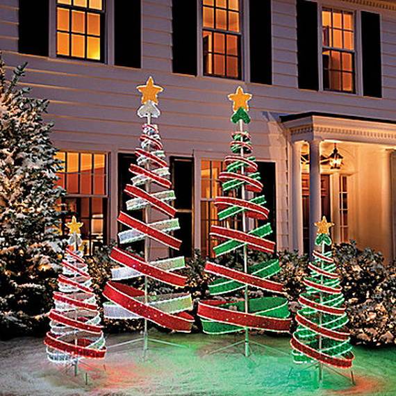60trendy Outdoor Christmas Decorations - Diy Christmas Outdoor House Decorations