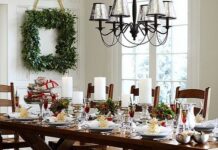 A Festive Christmas Table Decoration In Style