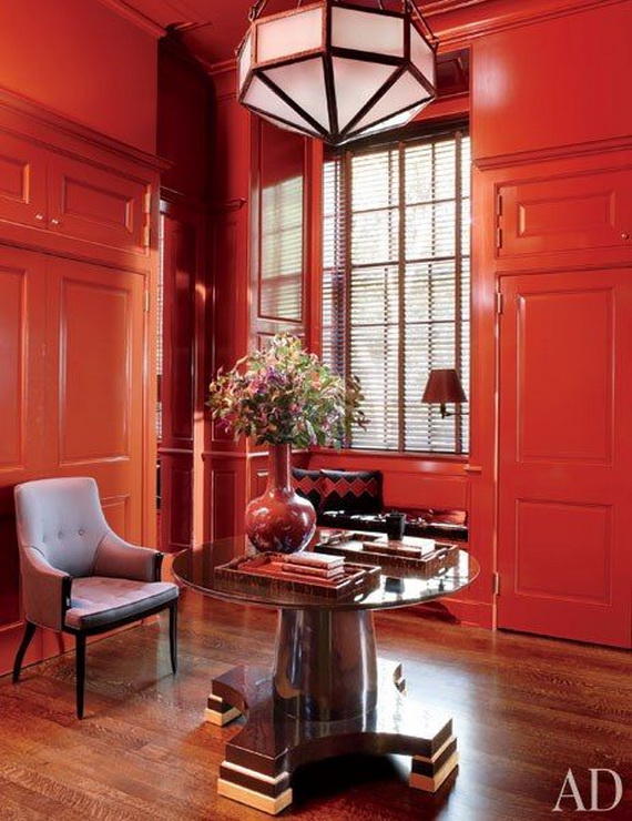 Amazing Red Interior Designs For The Holidays_06