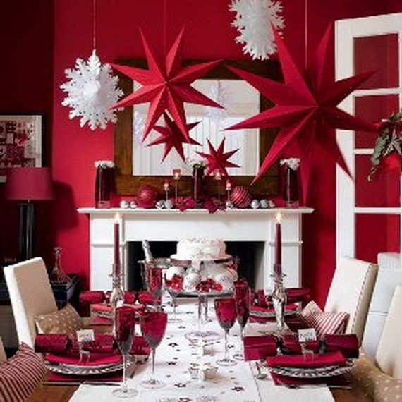 Amazing Red Interior Designs For The Holidays_33
