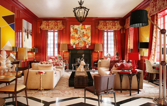 Amazing Red Interior Designs For The Holidays_37