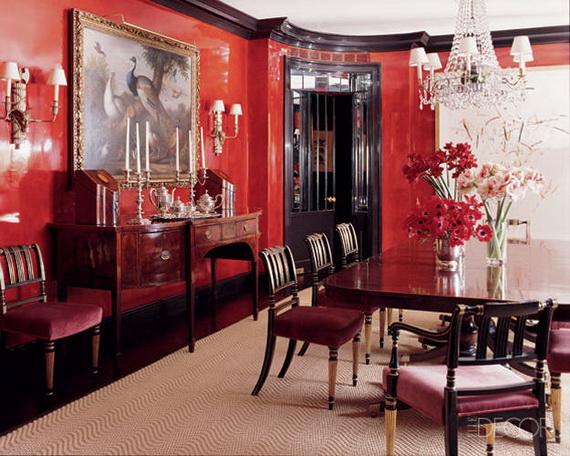 Amazing Red Interior Designs For The Holidays_49