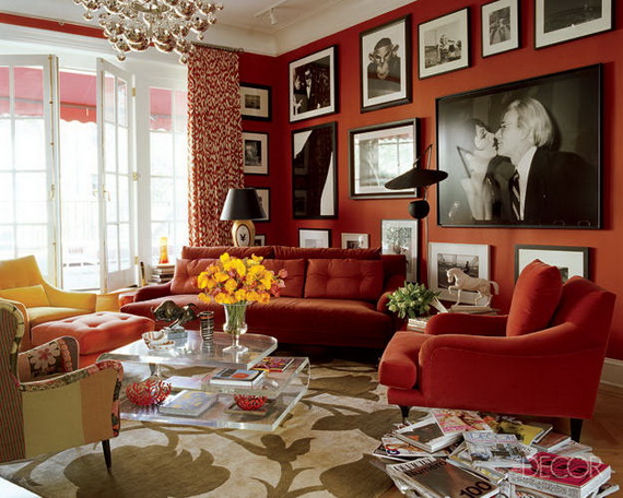 Amazing Red Interior Designs For The Holidays_51