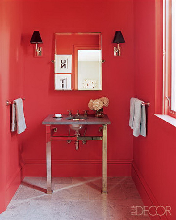 Amazing Red Interior Designs For The Holidays_52
