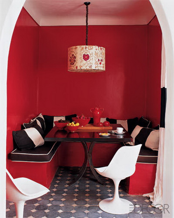 Amazing Red Interior Designs For The Holidays_53