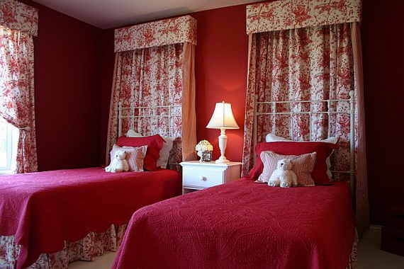 Amazing Red Interior Designs For The Holidays_61