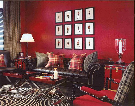 Amazing Red Interior Designs For The Holidays_63
