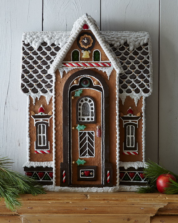 Amazing Traditional Christmas Gingerbread Houses_42