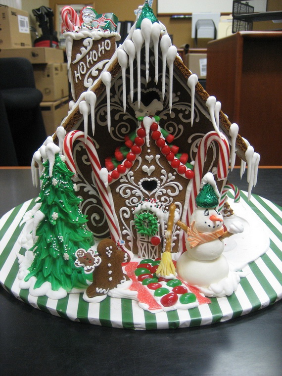 Amazing Traditional Christmas Gingerbread Houses_47