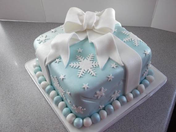 Easiest Square Christmas Cake | Christmas cake, Christmas cake designs, Xmas  cake