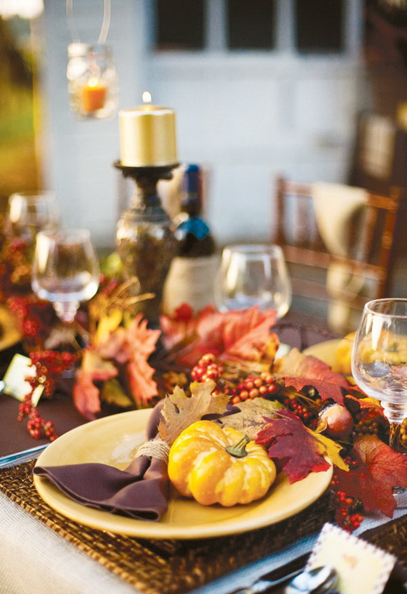Beautiful Thanksgiving Fall Table Settings And Centerpiece Decor Ideas To Make _15