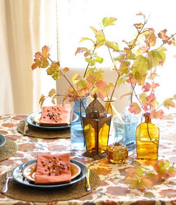 Beautiful Thanksgiving Fall Table Settings And Centerpiece Decor Ideas To Make _17