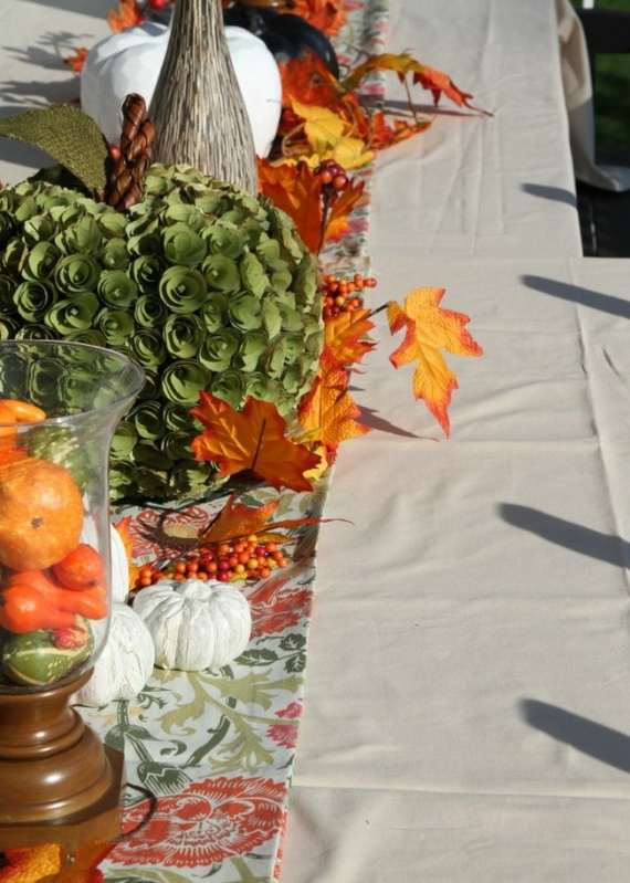 Beautiful Thanksgiving Fall Table Settings And Centerpiece Decor Ideas To Make _28