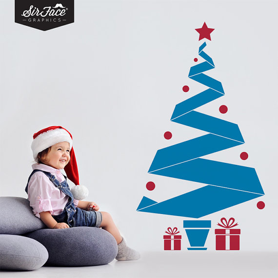 Creative Christmas Decor Ideas with Decals For a Holiday Atmosphere_18