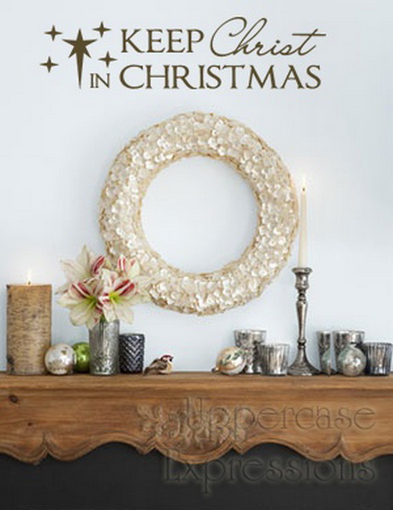 Creative Christmas Decor Ideas with Decals For a Holiday Atmosphere_35