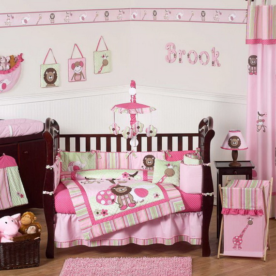 Monkey Baby Crib Bedding Theme and Design Ideas _45