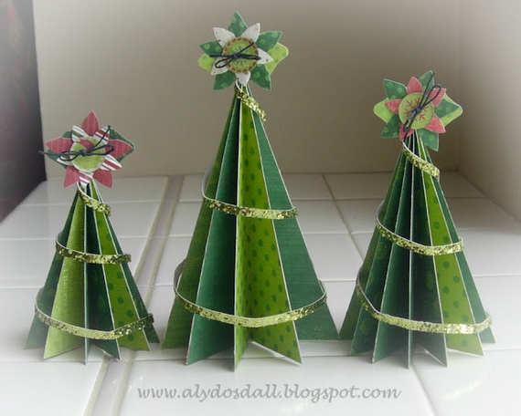 Pretty Paper Christmas Craft & Decoration Ideas_24